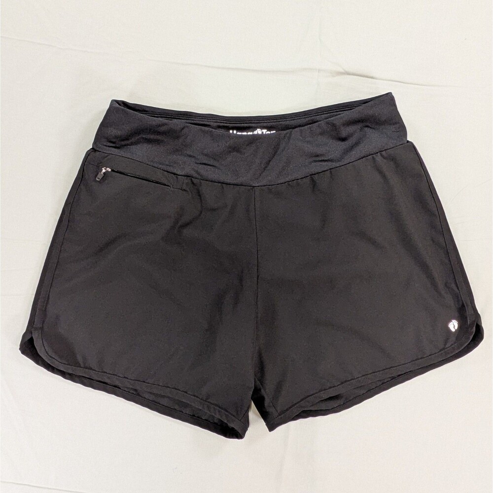 Hang Ten Women's Black Athletic Running Shorts Small UV Protection